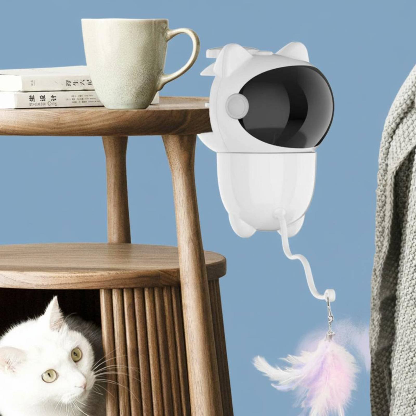 Pet Supplies Reno - Automatic Feather Feline Toy Two-Speed Modes