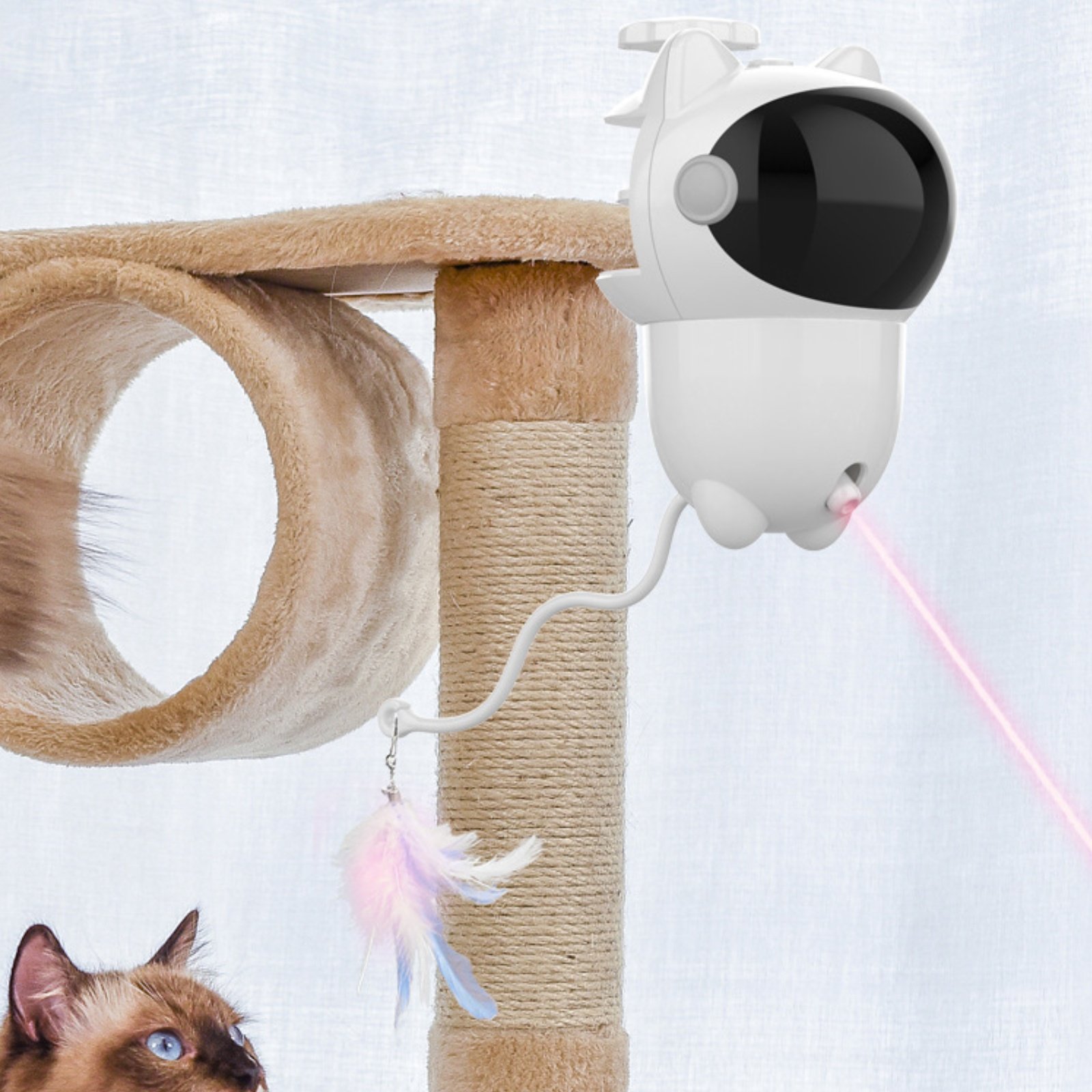 Pet Supplies Reno - Automatic Feather Feline Toy Universal Serial
