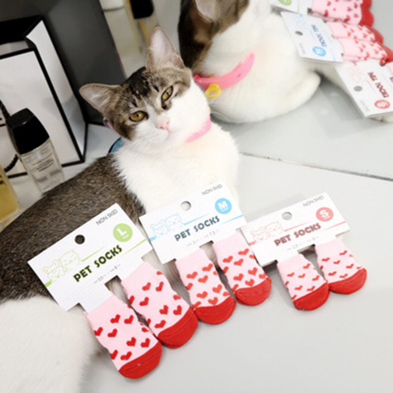Dog Booties Paw Protector - Pet Dog Winter Anti-Slip Socks Small