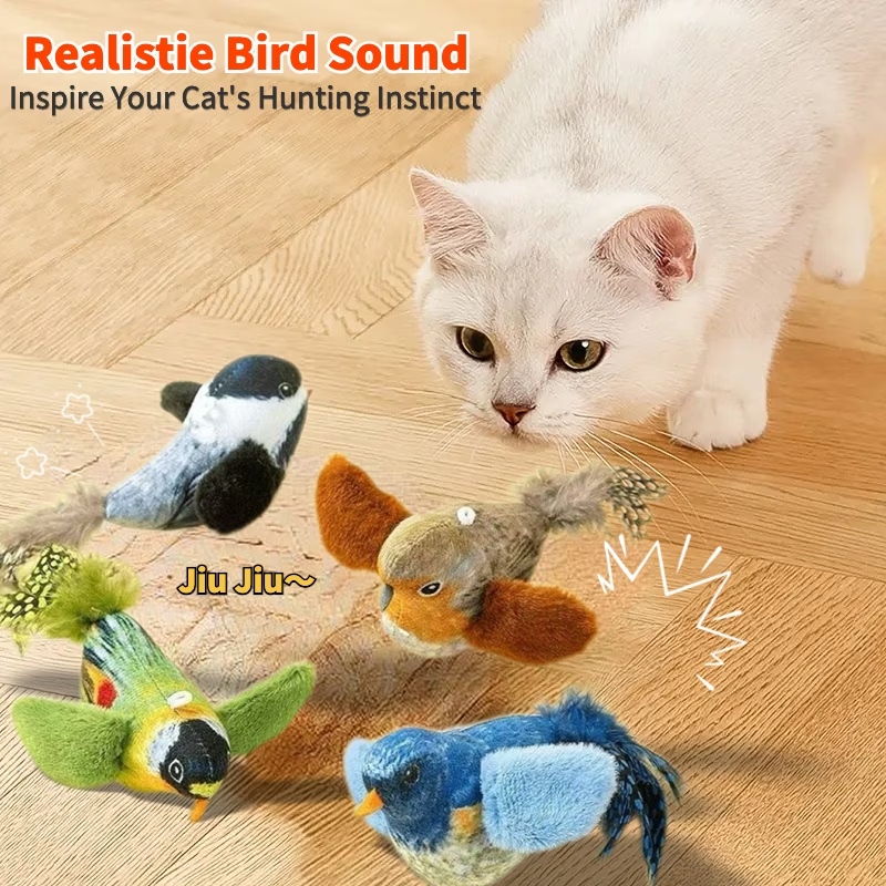 Self-playing Hanging Bird Cat  - Catnip Toys review and price