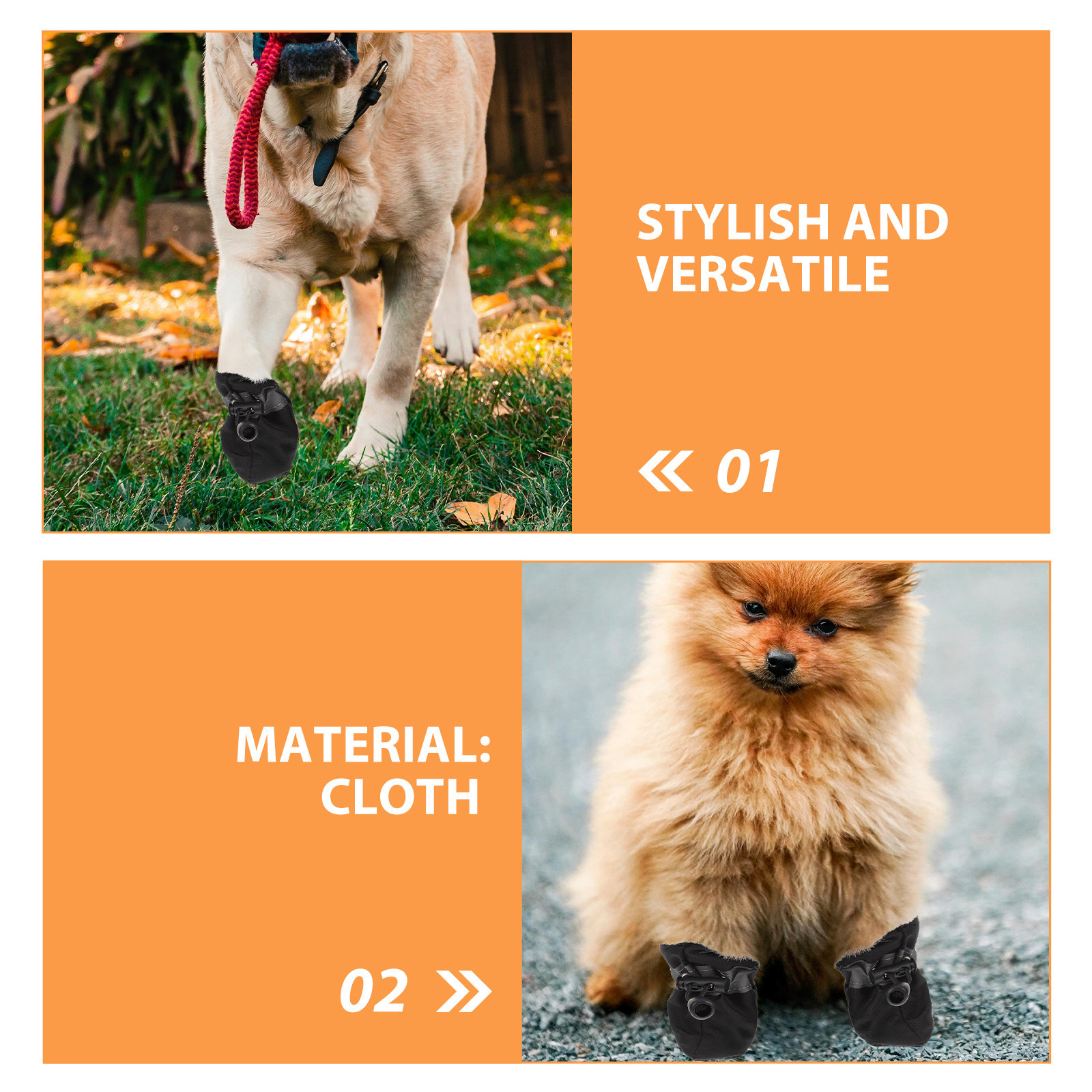 4Pcs Waterproof Dog Booties Ad - Dog Booties Paw Protector review and price