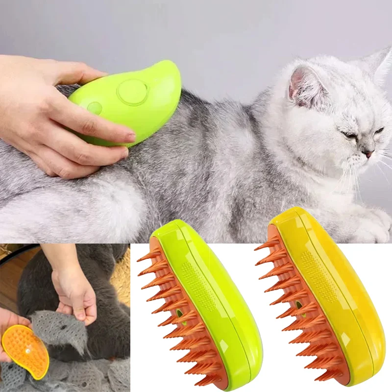 Cat Steam Brush Electric Spray - Pet Supplies Grooming Hours review and price