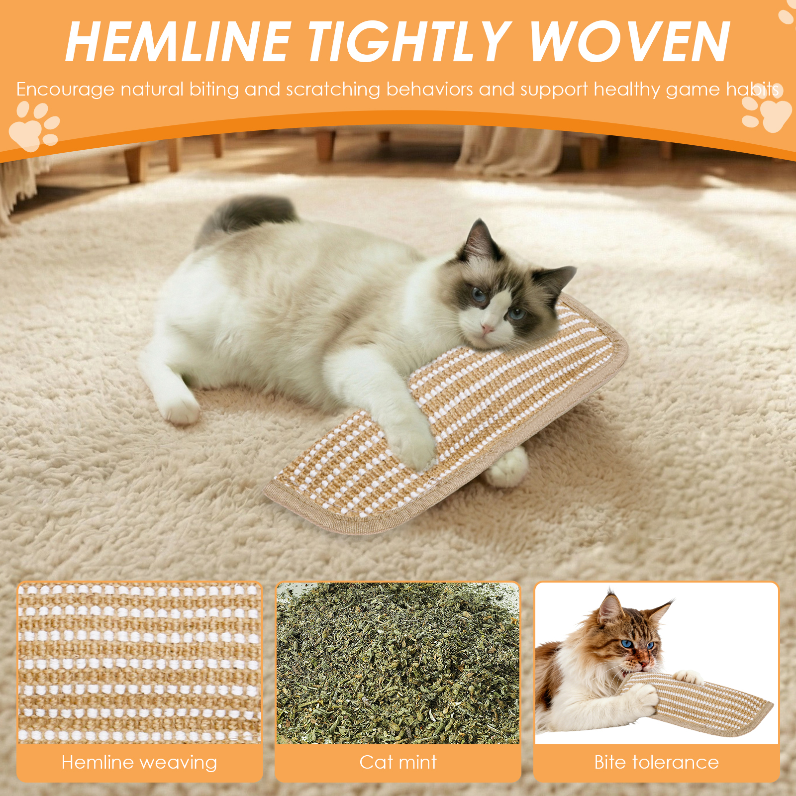 3Pcs Catnip Scratching Pillow  - Catnip Toys review and price