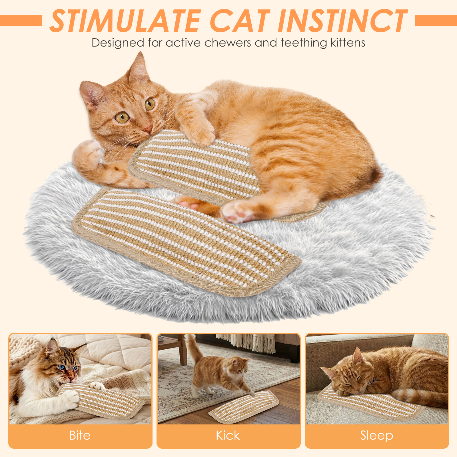 3Pcs Catnip Scratching Pillow  - Catnip Toys review and price