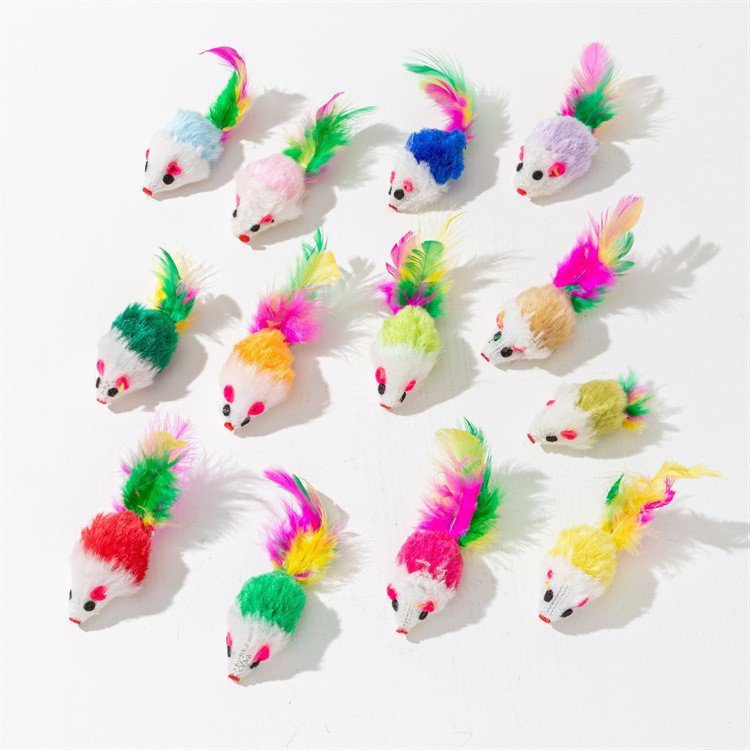 10 Pcs Soft Fleece False Mouse - Catnip Toys review and price