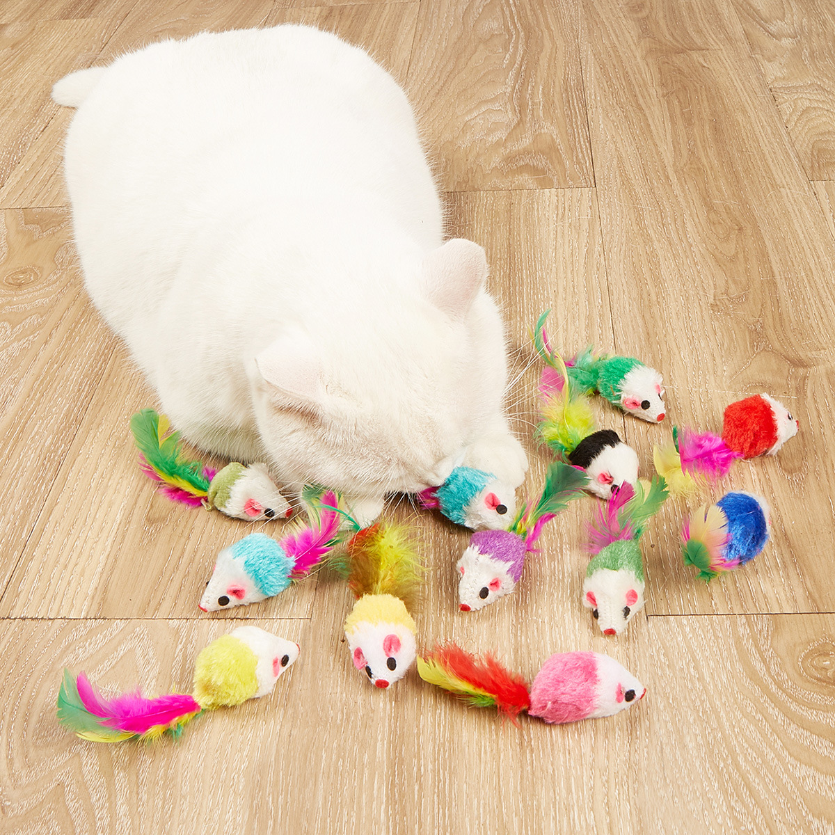 10 Pcs Soft Fleece False Mouse - Catnip Toys review and price