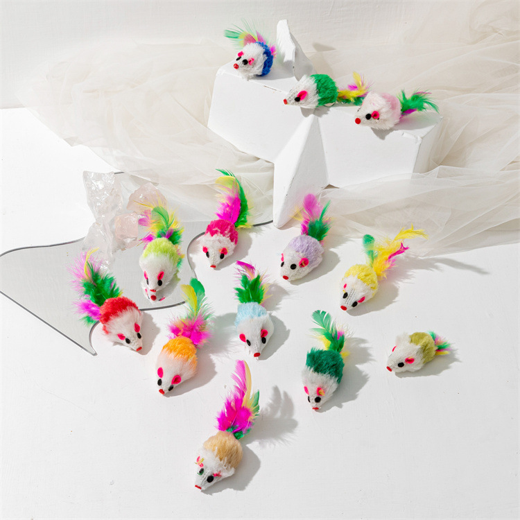 10 Pcs Soft Fleece False Mouse - Catnip Toys review and price