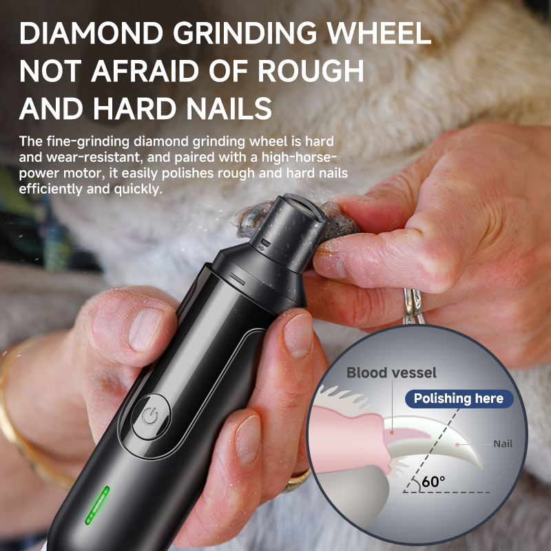 Electric Pet Nail Grinder USB  - Pet Supplies Nail Trim review and price