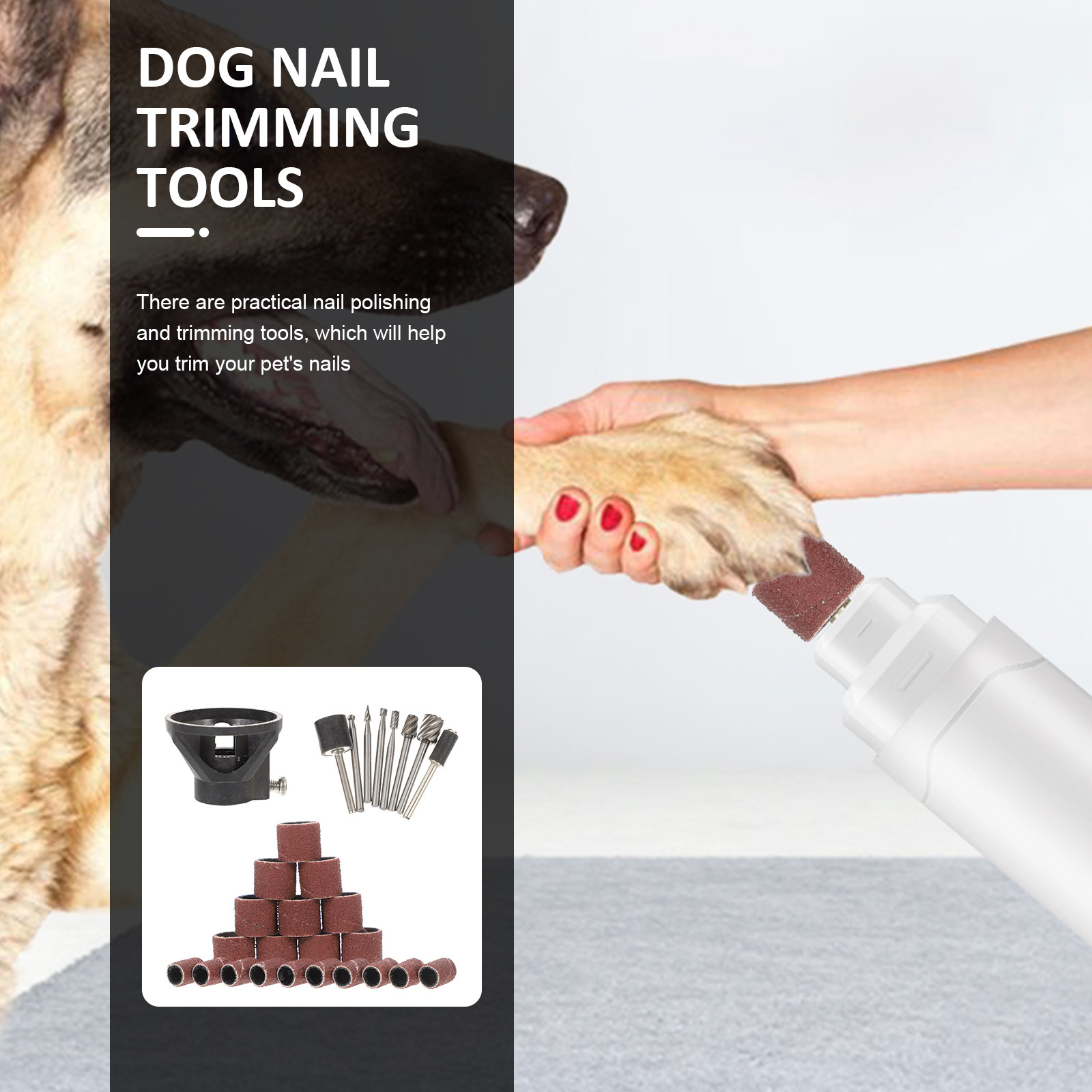 1 set 1 Set Dog Polishing Tool - Pet Supplies Nail Trim review and price