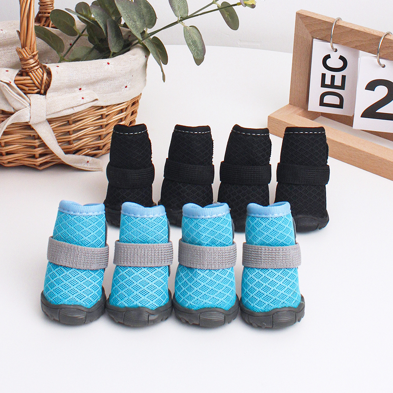 4pcs All Season Dog Shoes Brea - Dog Booties Paw Protector review and price