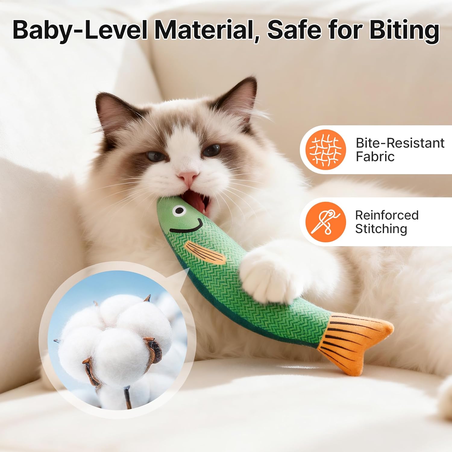 Saury Fish Cat Toys 3 Pack, Ca - Catnip Toys review and price