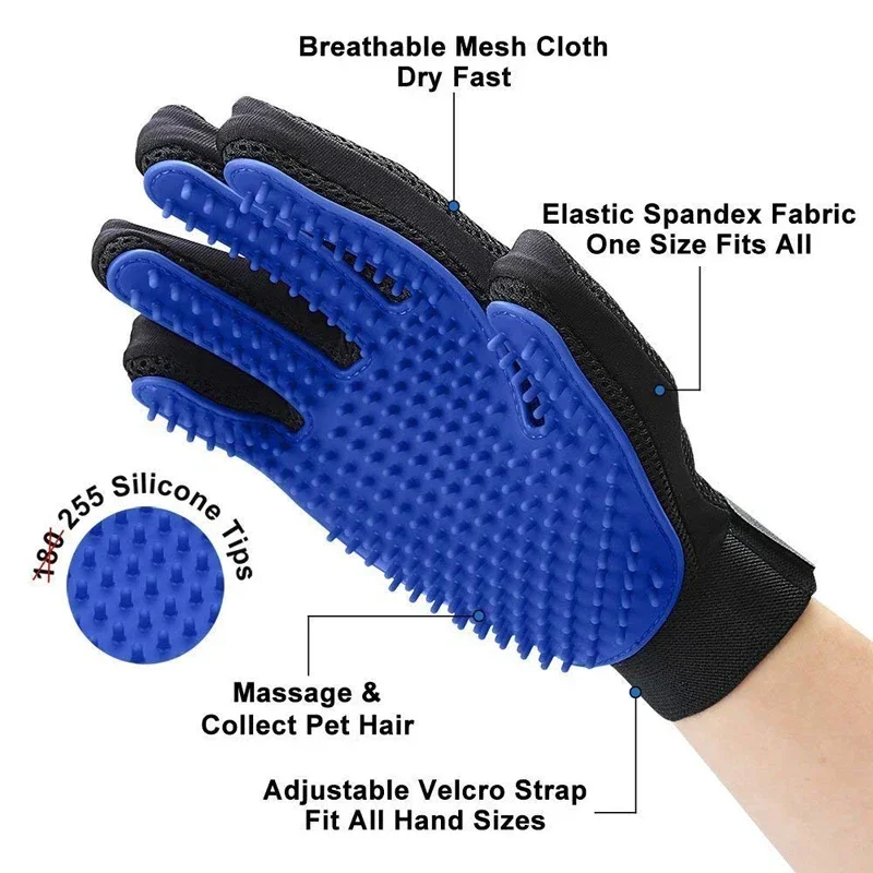Pet Grooming Gloves Cats Hair  - Pet Supplies Grooming Hours review and price