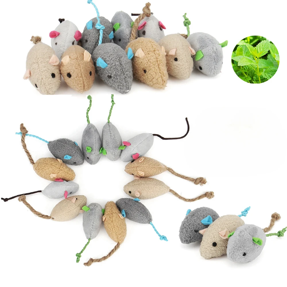 3/24Pcs Rattle Cat Mouse Toys  - Catnip Toys review and price