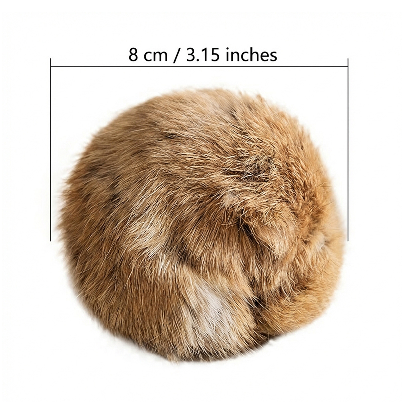 1/2/3/6pcs Rabbit Fur Ball Int - Catnip Toys review and price