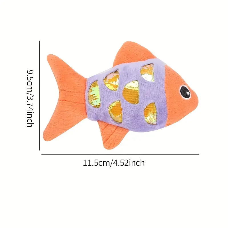 Colorful Pet Cat Toys Fish Cri - Catnip Toys review and price