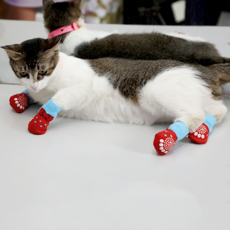 Pet Dog Winter Anti-Slip Socks - Dog Booties Paw Protector review and price
