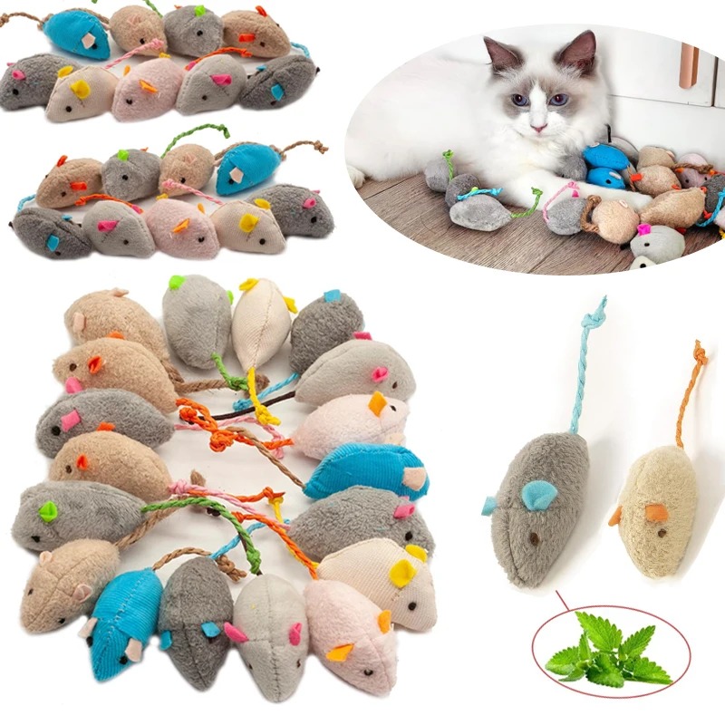 3/200pcs Rattle Cat Mouse Toys - Catnip Toys review and price