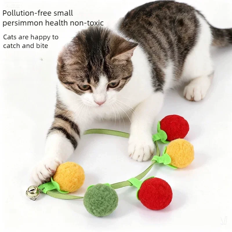 Cat Teaser Wand String Tomato  - Catnip Toys review and price
