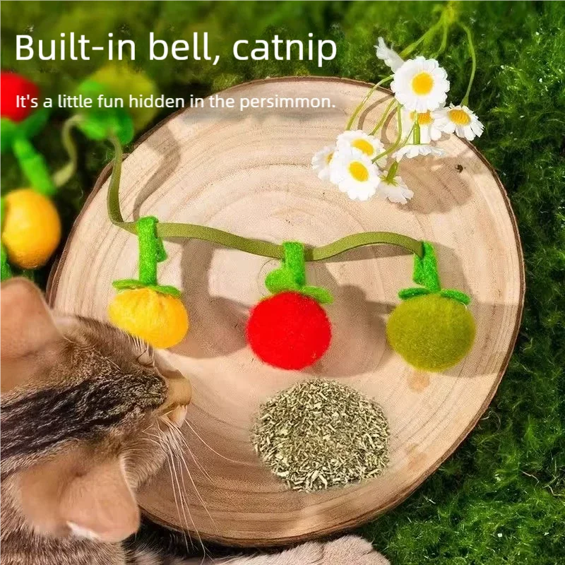 Cat Teaser Wand String Tomato  - Catnip Toys review and price